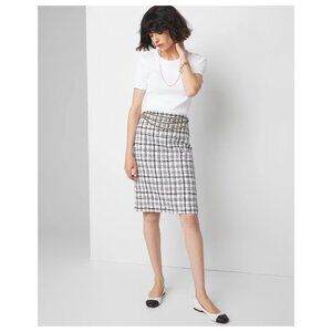 White House Black Market Tweed Pencil Skirt